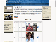 Tablet Screenshot of mobil.motoros.hu